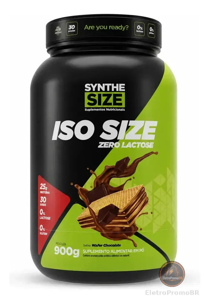 Whey Iso Size Synthesize 900g Wafer Chocolate Zero Lactose