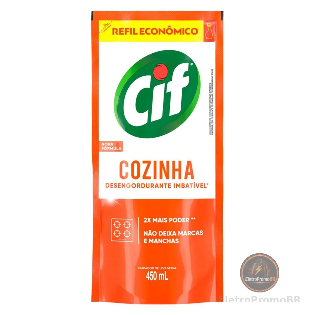 Limpador Especialista Cif Cozinha 450 ml Refil Econômico