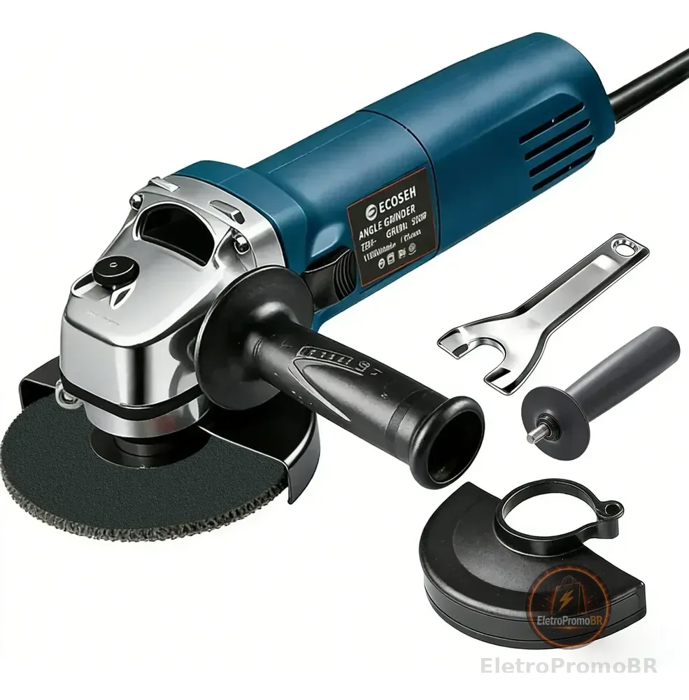 Esmerilhadeira Lixadeira Angular 850w 115mm  Cor Azul-petrol Azul-aço 220v 50/60hz