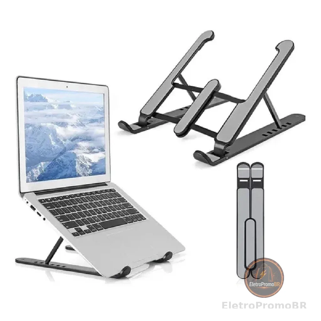 Laptop Stand - Suporte para Notebook Dobrável de Ferro