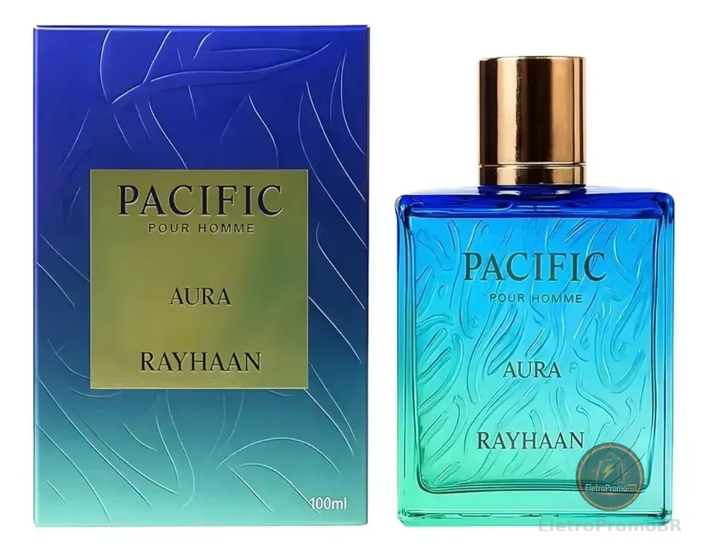 Perfume Árabe Rayhaan Pacific Aura Pour Homme Eau De Parfum 100 Ml