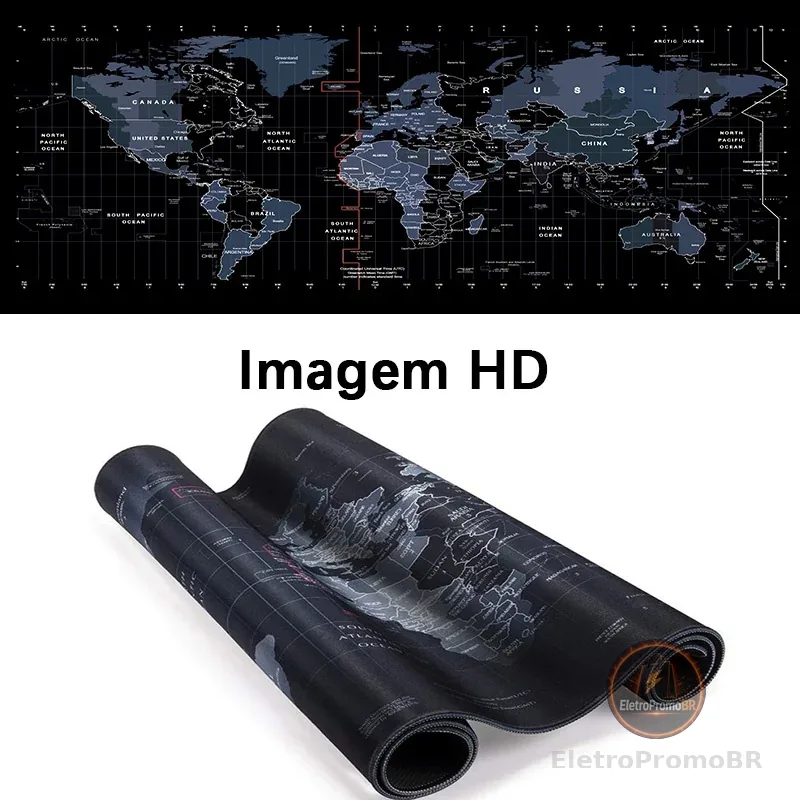 80*30CM Mouse Pads mapa mundial Para trabalhos informáticos e jogos Non slip rubber table mat 90*40