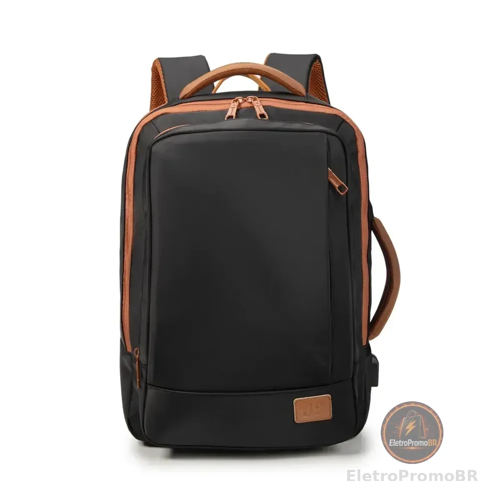 Mochila para Notebook Impermeável e Reforçada com Entrada USB – 25 a 40L, Masculina e Feminina