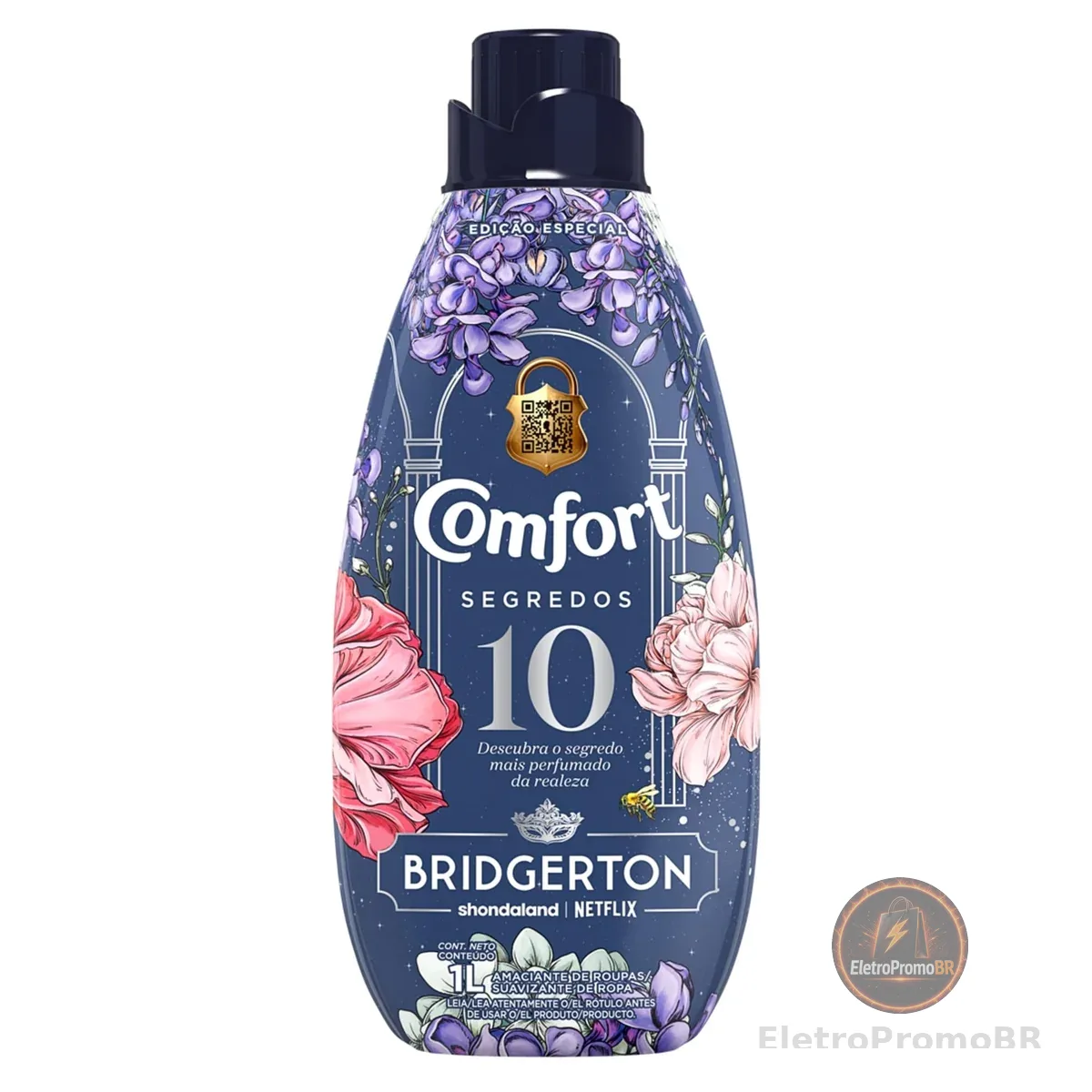 Comfort Amaciante Concentrado Bridgerton 10 Segredos 1L Edição Especial
