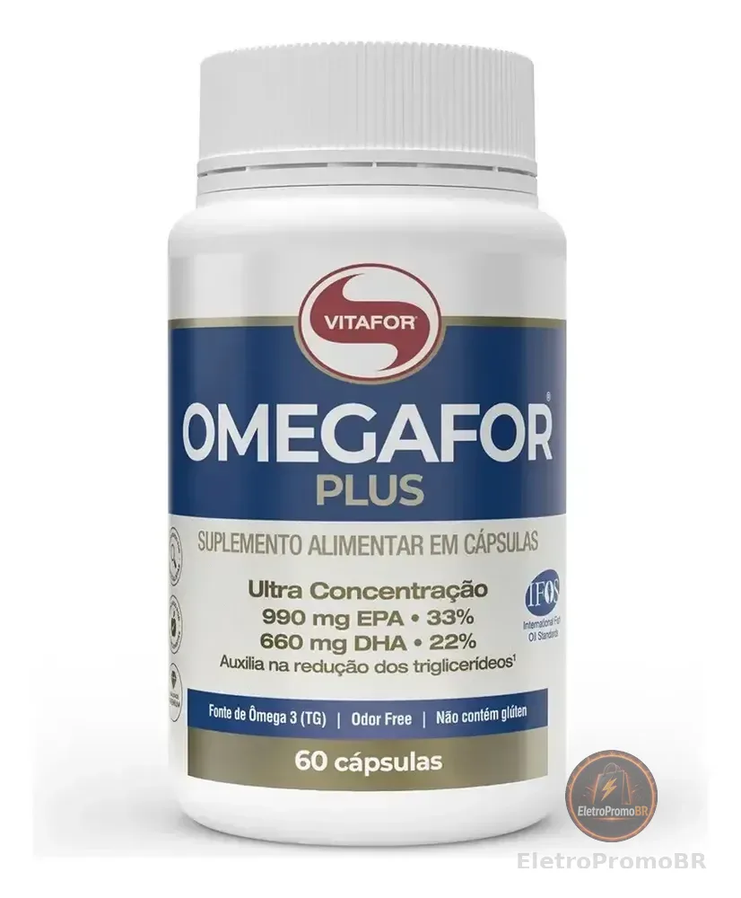 Omegafor Plus 60 Cápsulas Ômega 3 Vitafor