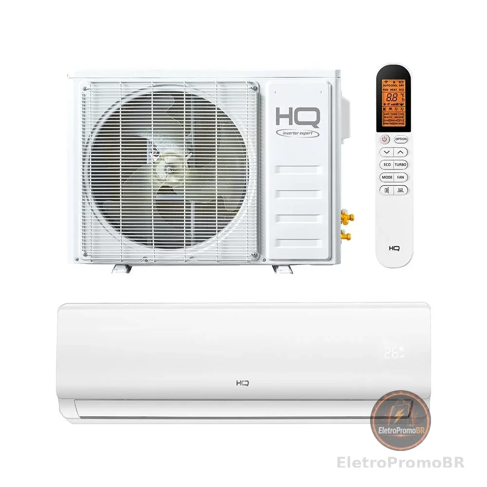 Ar Condicionado Split HQ Hi Wall Inverter 12.000 BTU/h Quente e Frio Monofásico Branco VIHT12KCH3S2S23 - 220V