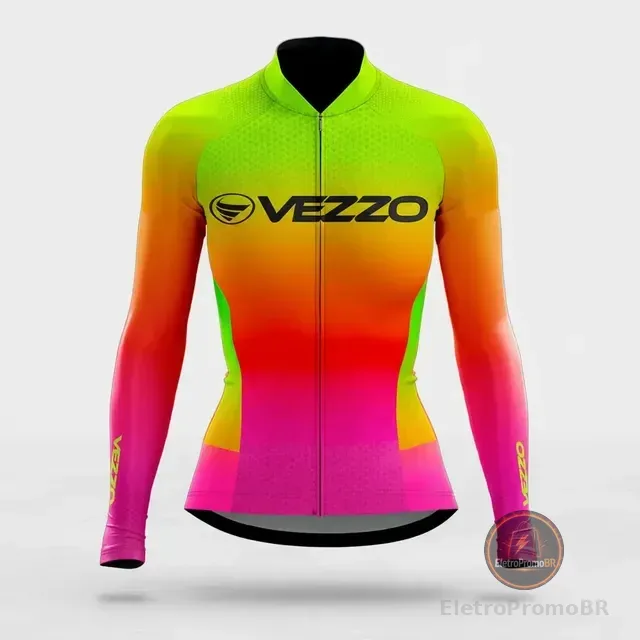 Camisa Bike Ciclismo Mtb Feminina Proteção Uv Vezzo Ml