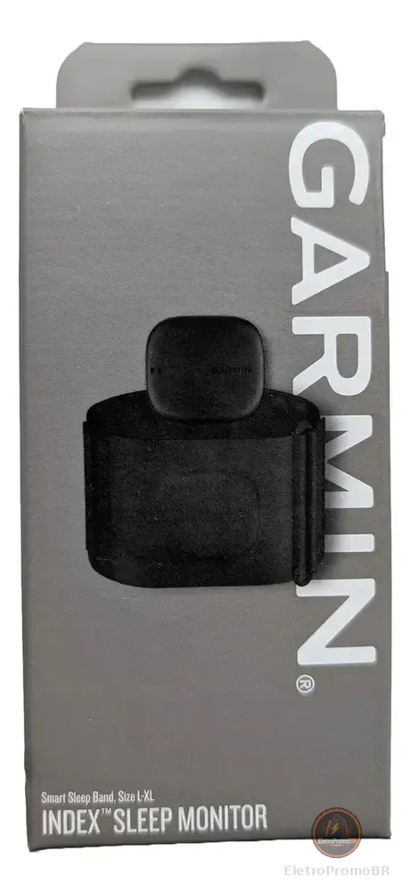 Monitor Cardíaco De Sono Garmin Index De Braço Tamanho P - M Preto