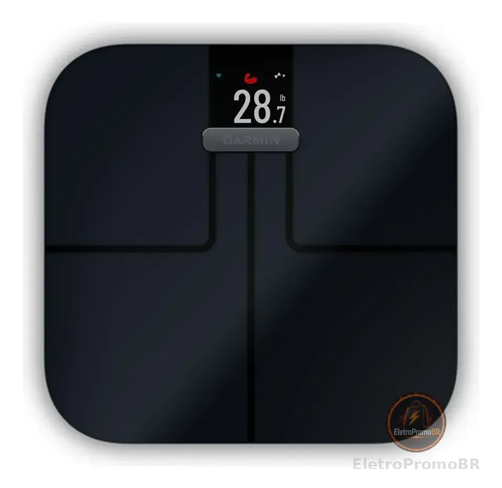 Balança Garmin Digital Index S2 C/ Bluetooth Ant+ Preto Cor Preto