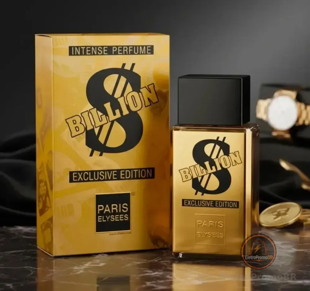 Perfume Billion Exclusive Paris Elysees Masculino Intense 100ml