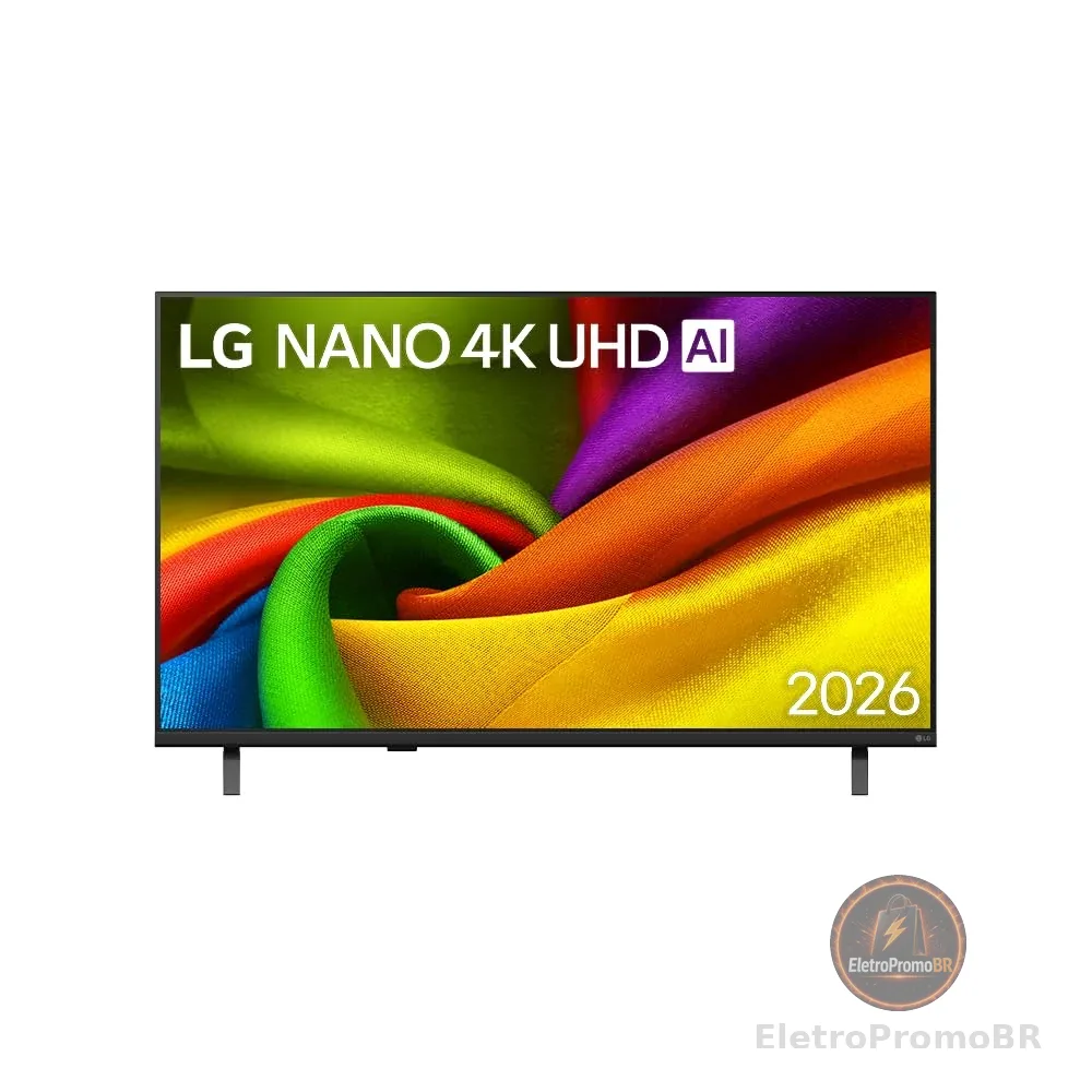 Smart TV LG NANO UHD AI 4K NU850 43 polegadas 2026