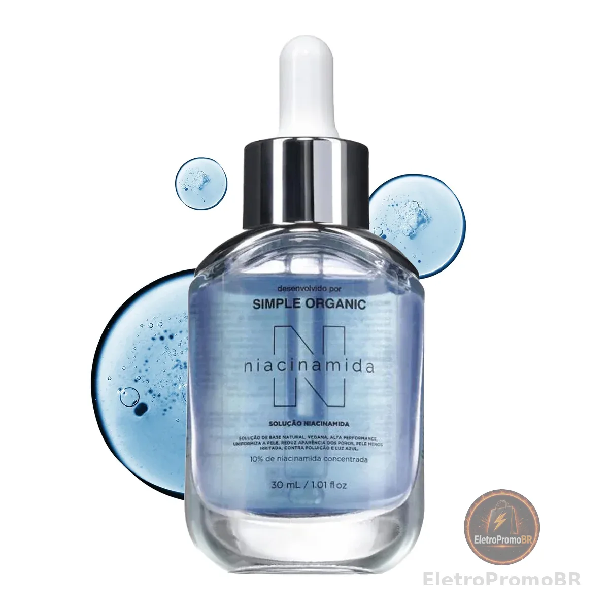 Solução Niacinamida 30ml Simple Organic