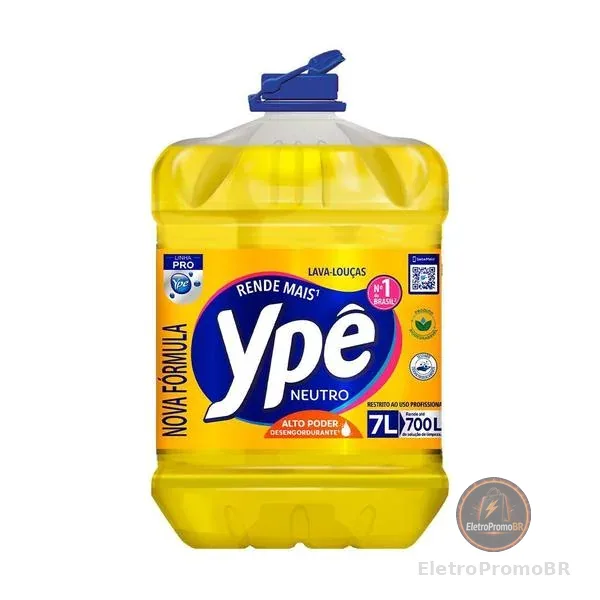 Detergente Ypê Neutro Pro 7l
