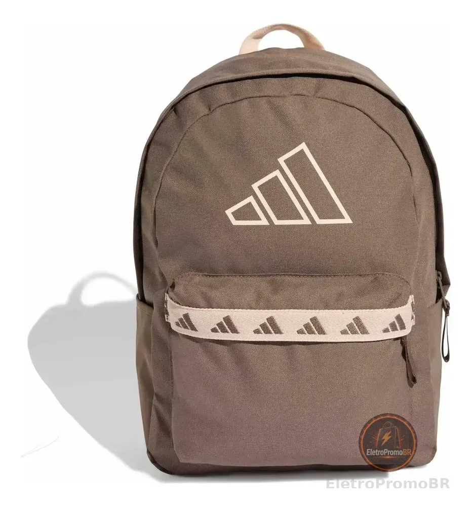 Mochila adidas adidas Clássico Fita Ke6863 Marrom Liso