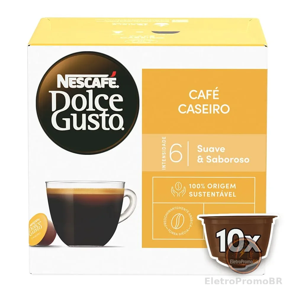Dolce Gusto Café Caseiro 10 Cápsulas