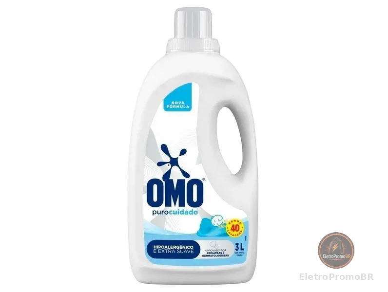 Sabão Líquido Omo Puro Cuidado 3L