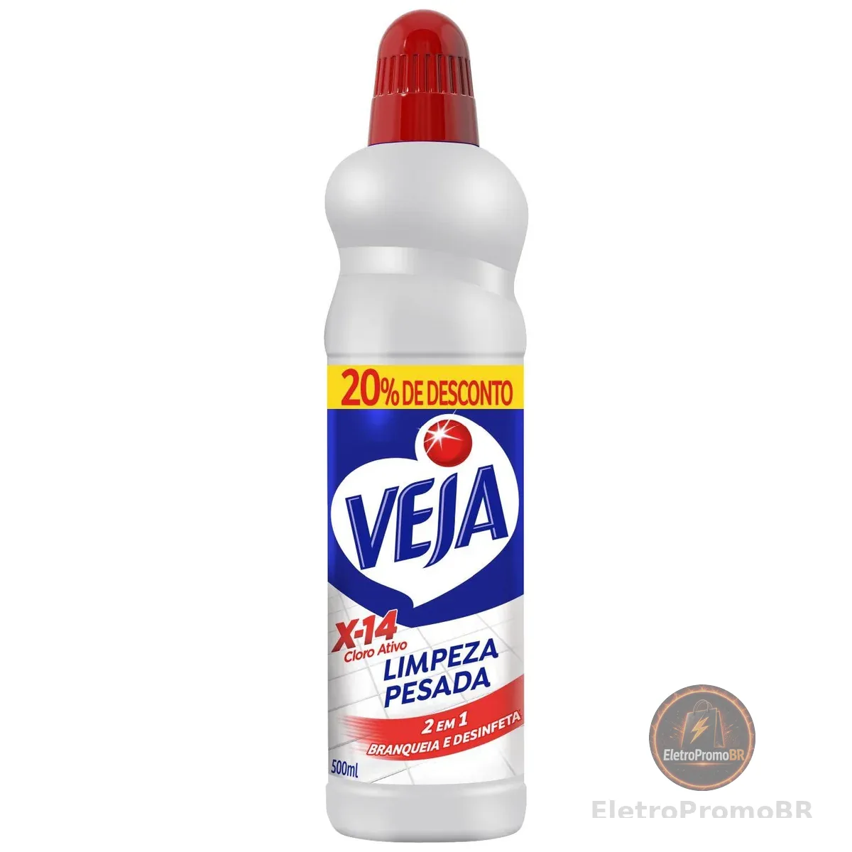 Veja Limpador para Limpeza Pesada com Cloro Ativo Embalagem Econômica 500ml