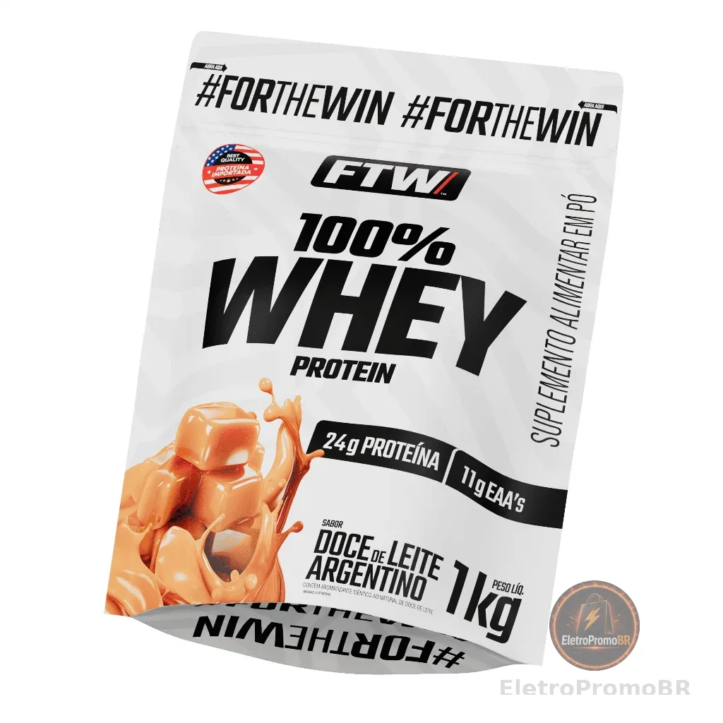 100% Whey protein Refil 1Kg - FTW