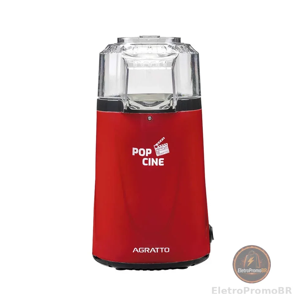 PIPOQUEIRA PO CINE PP01 VERMELHO COM DOSADOR 1200W 127V AGRATTO