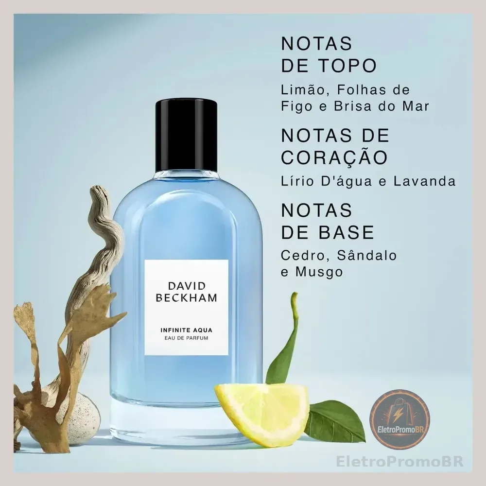 Perfume Masculino Eau de Parfum David Beckham Infinite Aqua 100ml Aquático