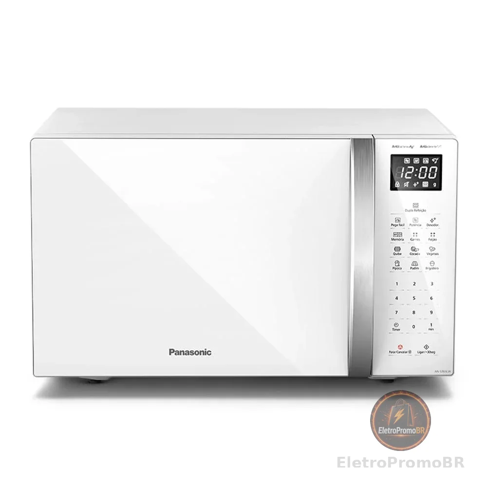 Panasonic Micro-ondas 34L Branco 220v NN-ST65LWRU