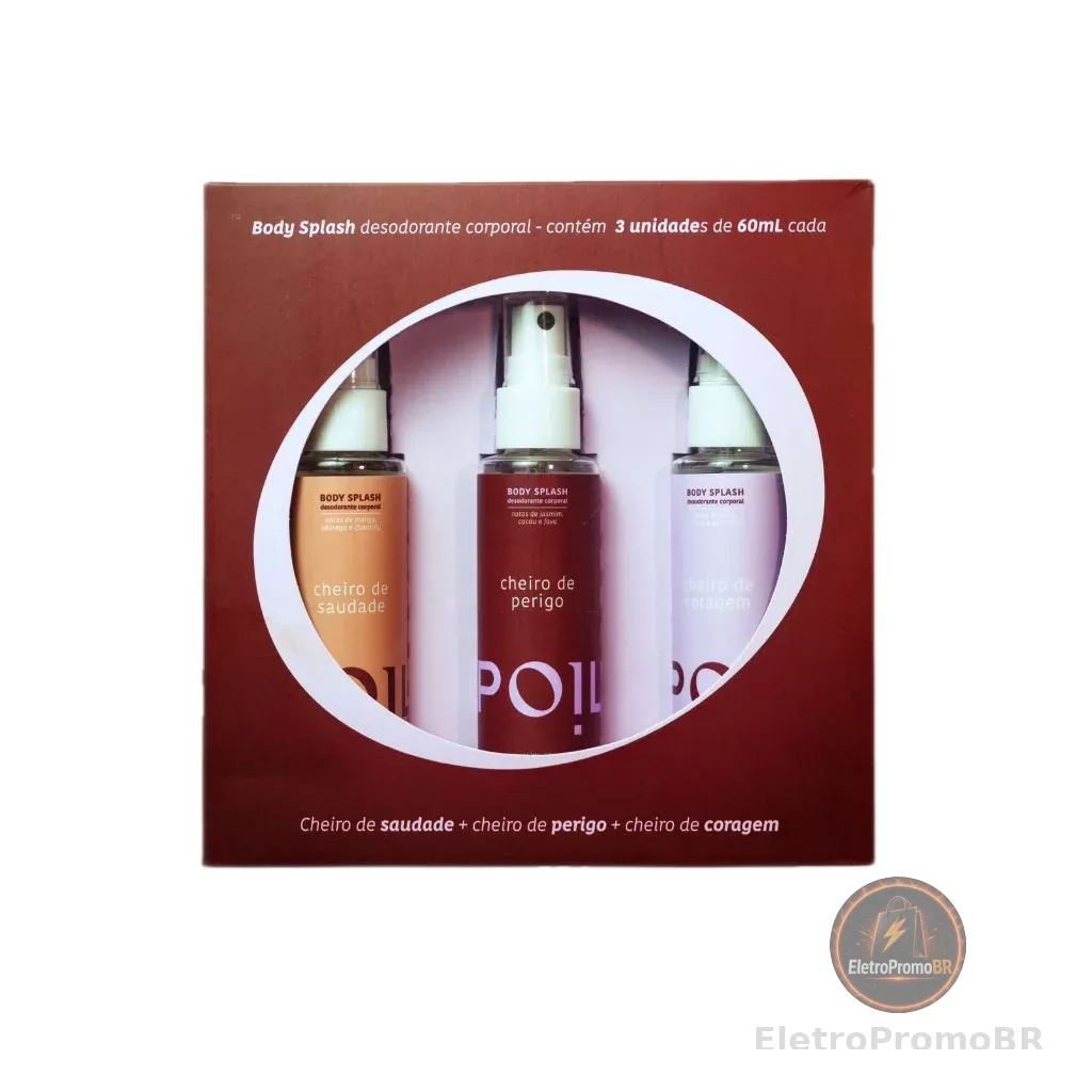 Kit mini body 3 Fragrâncias (60ml)