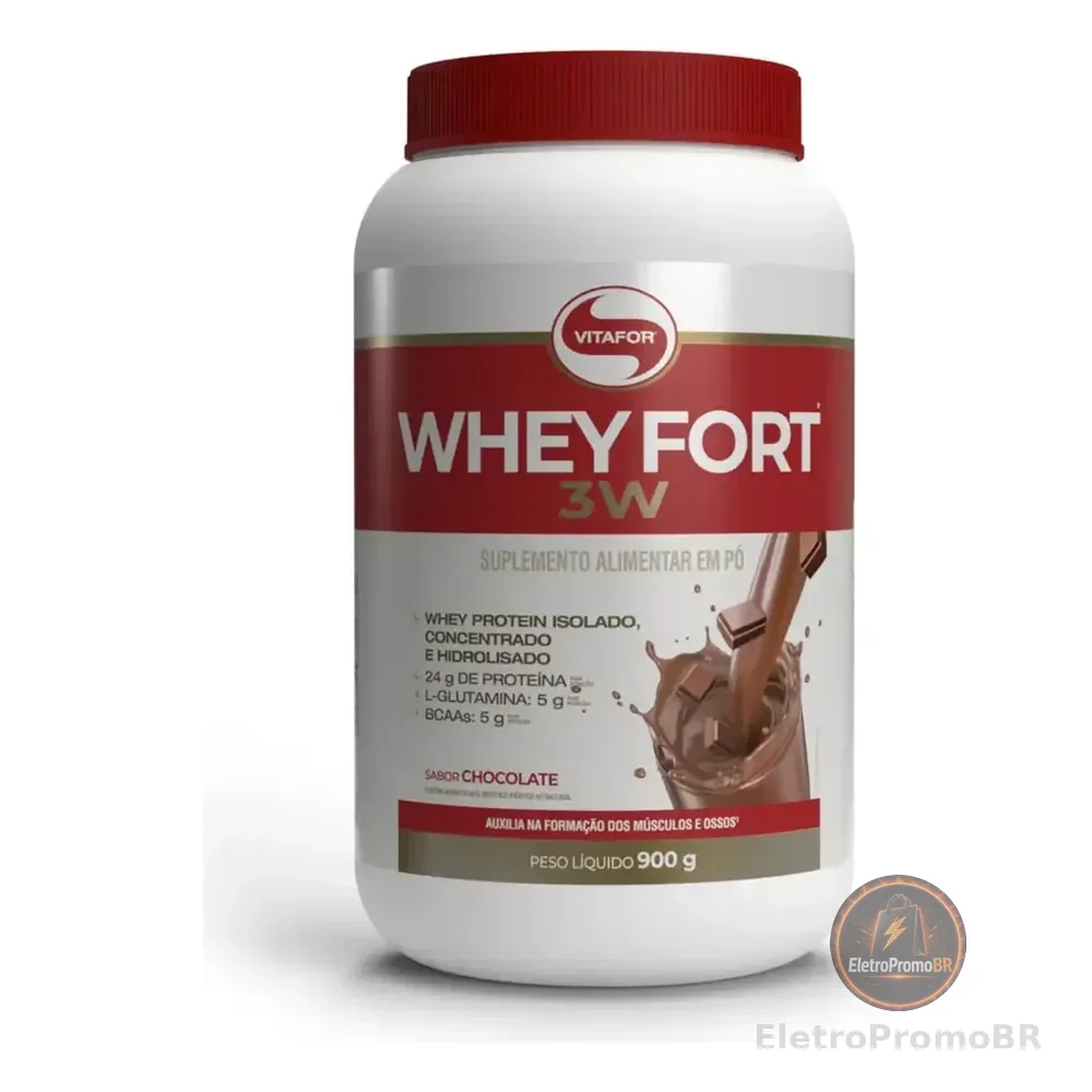 Whey Fort 3w 900g Chocolate Vitafor