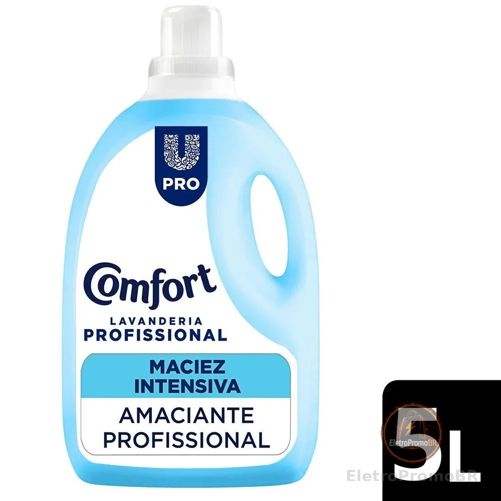 Amaciante Comfort Lavanderia Profissional Maciez Intensiva 5L