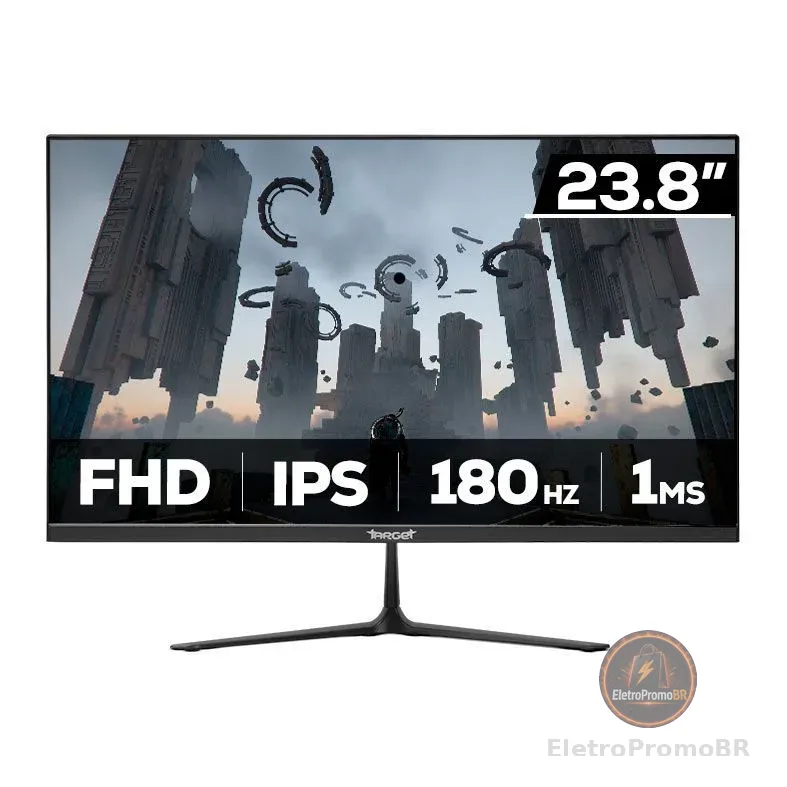 Monitor Gamer TGT Altay TS6, 23.8 Pol, IPS, FHD, 1ms, 180Hz, HDMI/VGA, TGT-ATTS6-BL02