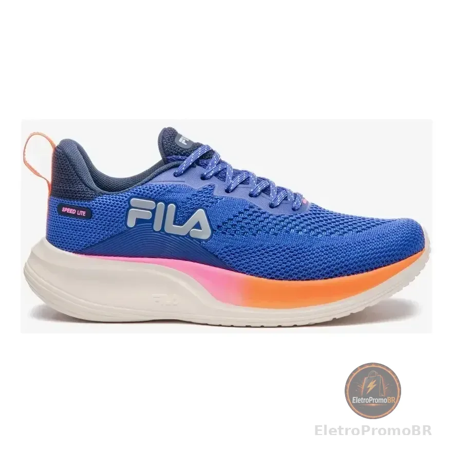 Tenis Feminino Speed Lite Fila Azul Royal/marinho/rosa Pink Lisa 36 Br