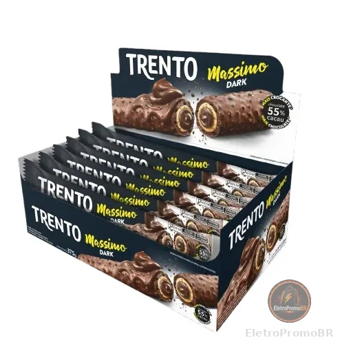 Chocolate Trento Massimo Dark 55% Com 15 Unidades De 25g