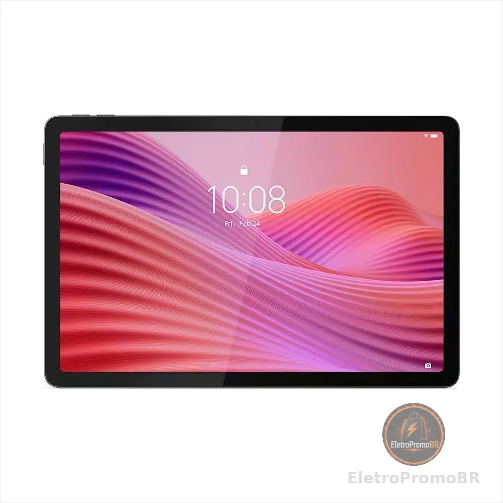 Tablet Lenovo Tab ZAEH0151BR Full HD 10.1 Octa-Core MediaTek Helio G85 4GB 64GB Android 14