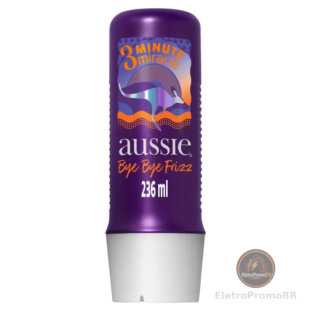 Aussie 3 Minutos Milagrosos Ausssie Bye Bye Frizz com Óleo de Jojoba 236 ml
