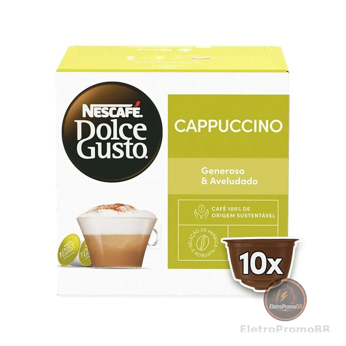 NESCAFÉ DOLCE GUSTO Café em Cápsula Cappuccino 10 Cápsulas