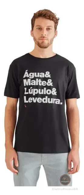 Camiseta Algodão Receita Cerveja Reserva