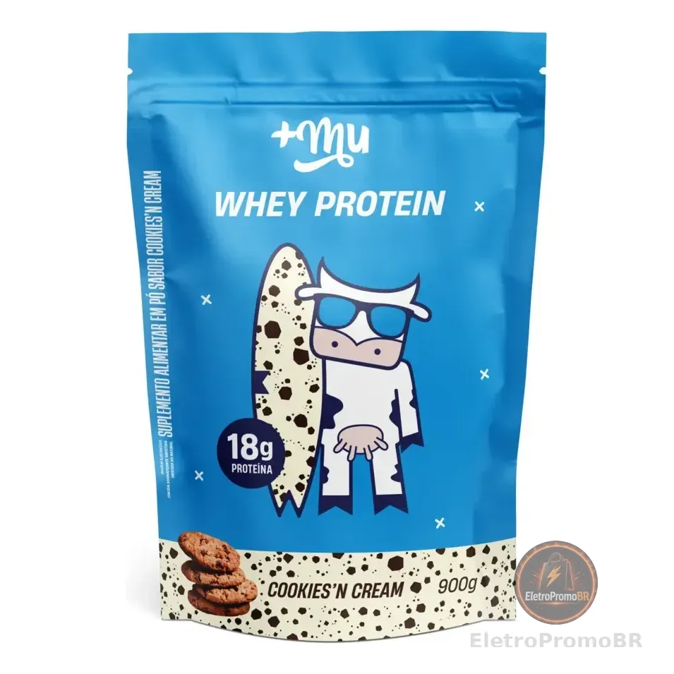 Whey Protein +mu Performance Cookies N' Cream 900g