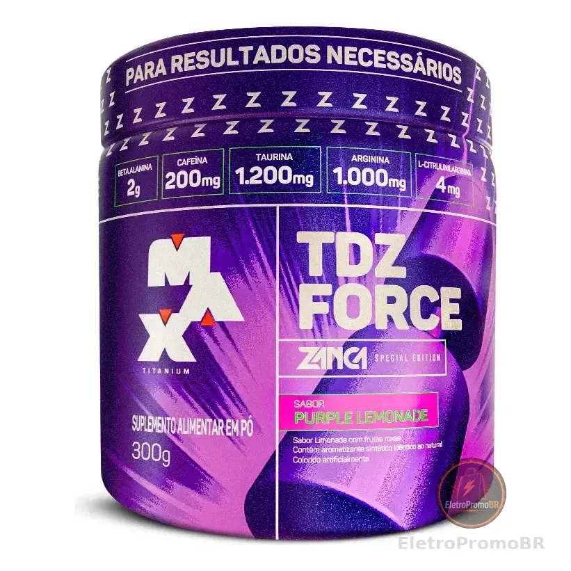 Pré Treino Tdz Force Gabriel Zancanelli 300g Purple Lemonade