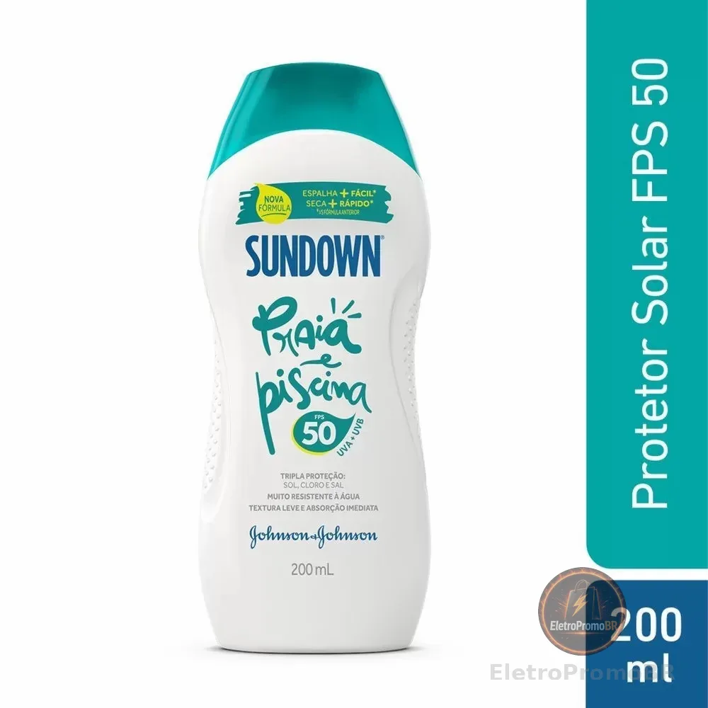 Protetor Solar Sundown FPS50 Praia e Piscina 200ml