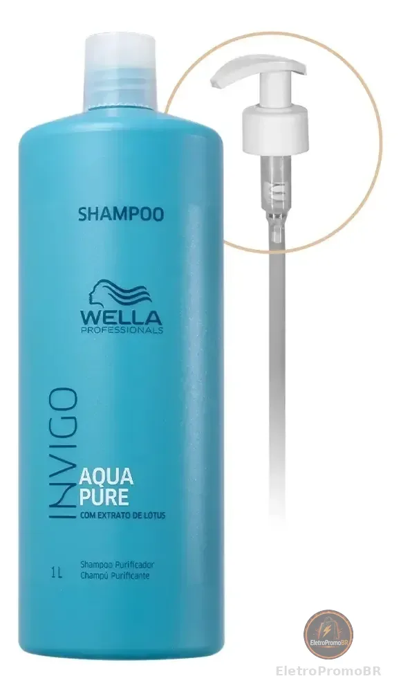 Kit Wella Professionals Aqua Pure Invigo Sh Válvula Pump