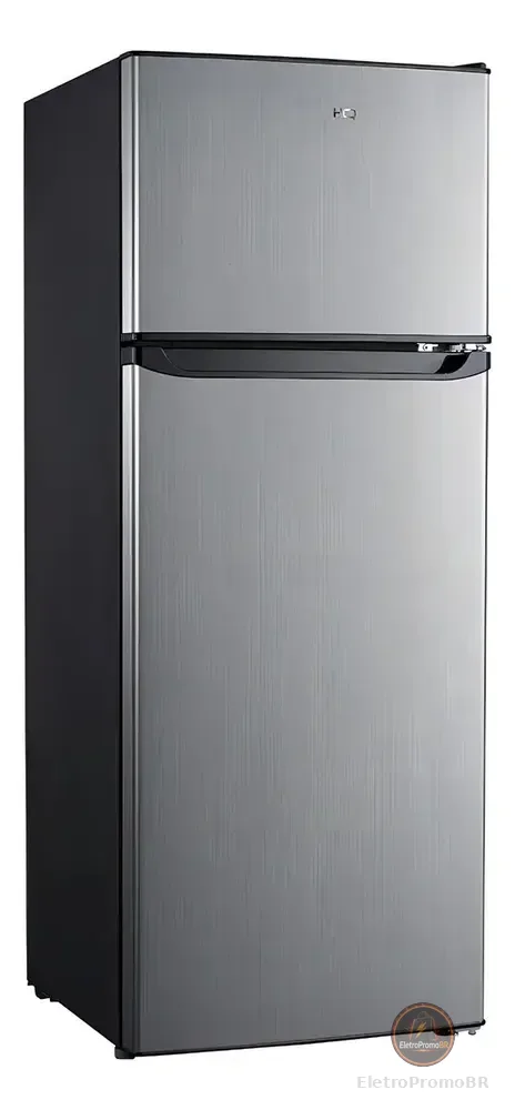 Geladeira Refrigerador Hq Defrost 230l Inox Hq-230rdf
