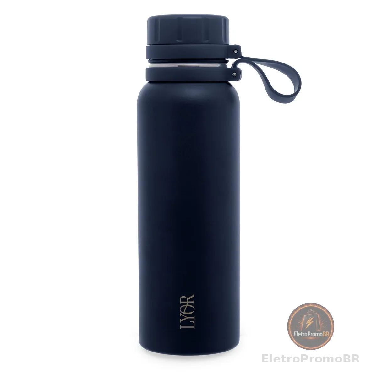 LYOR - Garrafa Térmica de Aço Inox Explorer Azul 650ml