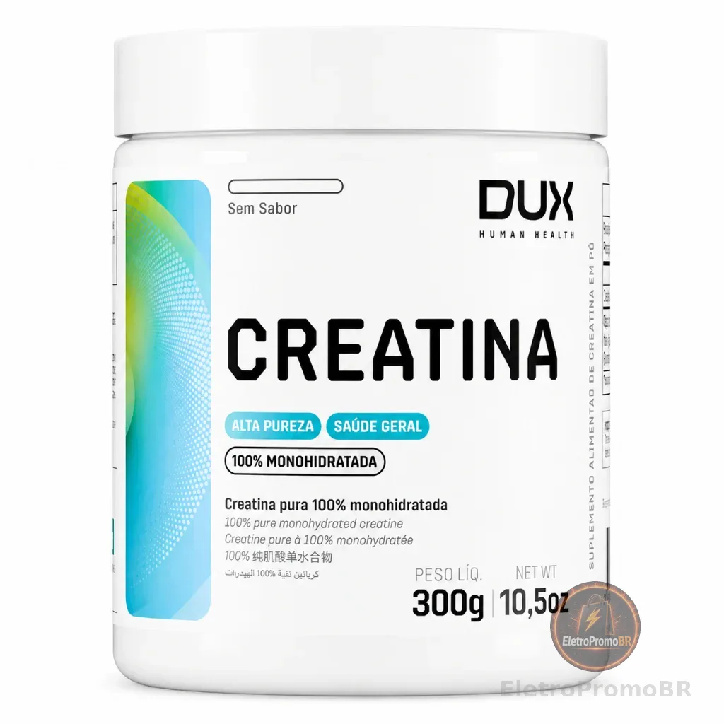 Creatina Monohidratada DUX Nutrition 100% Pura Original Academia – Hipertrofia
