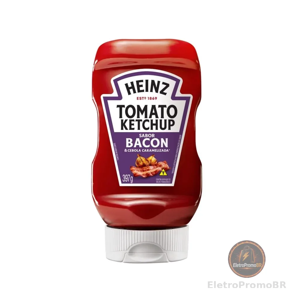 Heinz Ketchup Bacon & Cebola Caramelizada 397g
