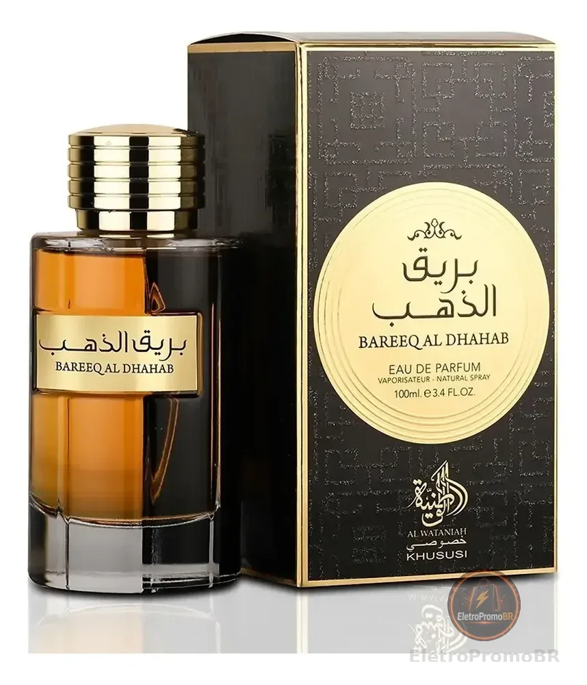 Bareeq Al Dhahab Al Wataniah Perfume Árabe 100ml Eau De Parfum