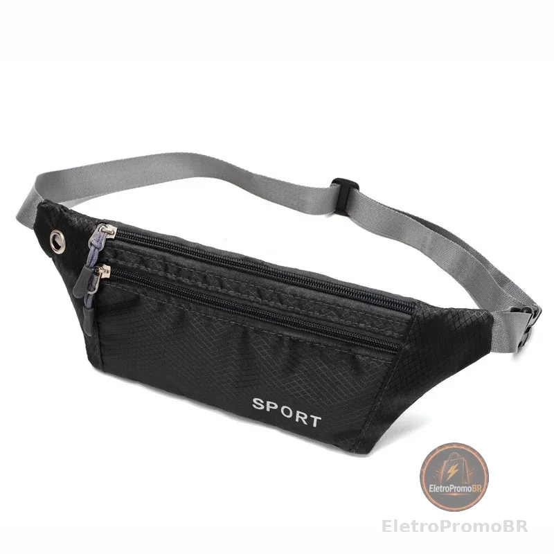 Pochete Impermeável Slim Doleira Cinta Fitness Celular 7 Polegadas Corrida Academia P-7