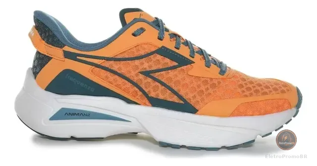 Tênis Esportivo Masculino Diadora Frequenza Amarelo