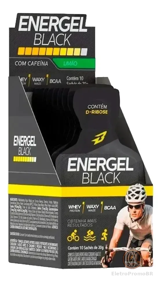 Energel Black Cx10 Sachês - Bodyaction - Sabores