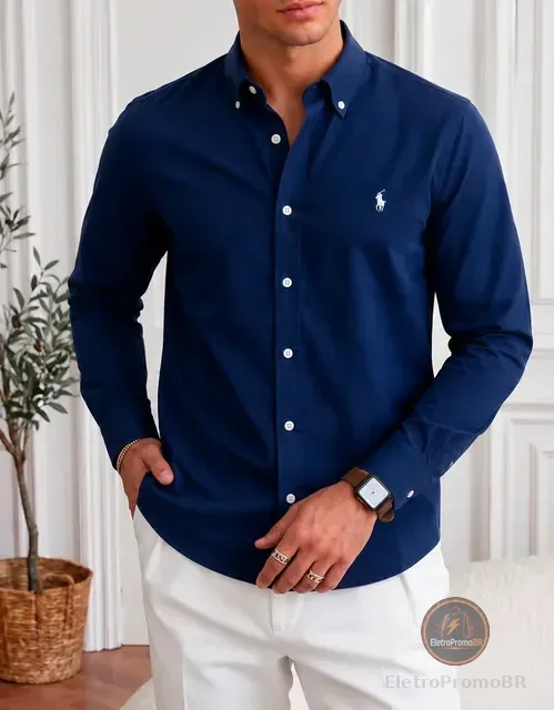 Camisa Social Masculina Ralph Oxford Social Original