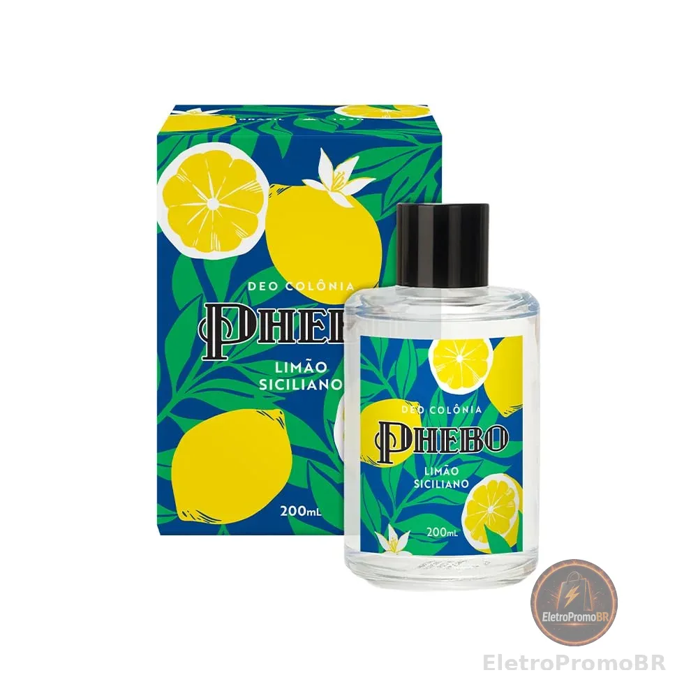 PHEBO - Deo Colônia Limão Siciliano 200ml