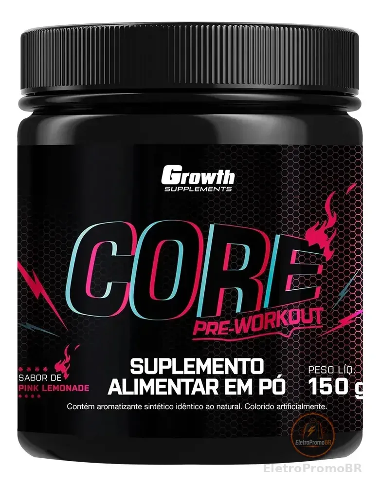 Pré Treino Core 150g Growth Supplements Pink Lemonade